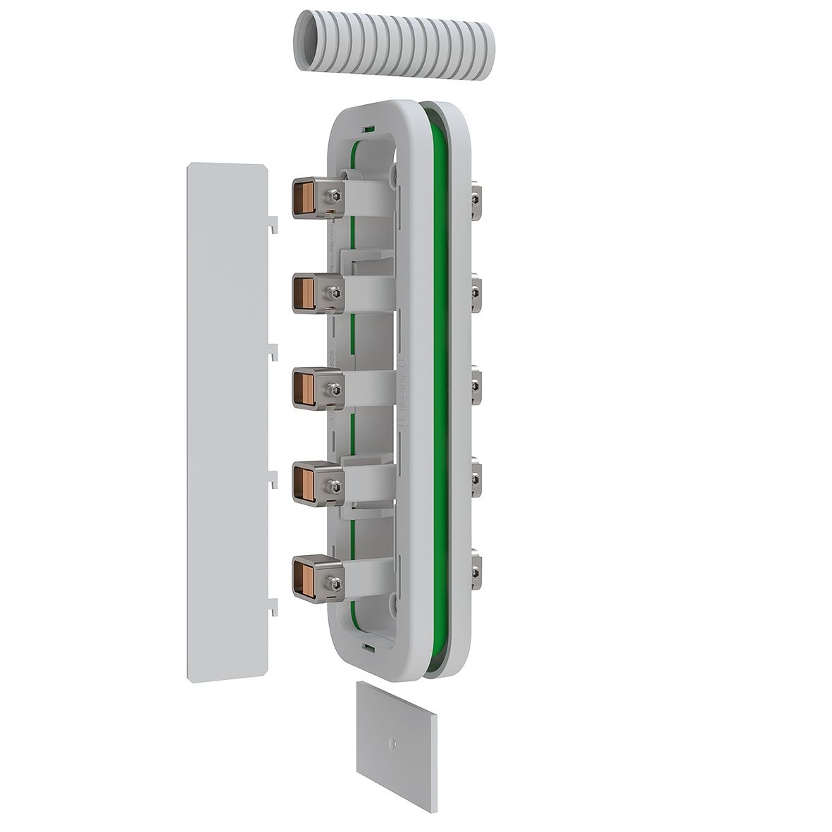 ABN ABNRY69052 Sammelschienen Verbindersatz R-Gehäuse Schrank-Schrank, 355A, 5-polig