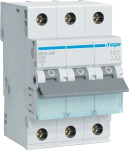 Hager MCN 340 Leitungsschutzschalter 40A, 3polig