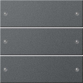Gira 218328 Wippenset 3-fach, System 55, anthrazit(lackiert)