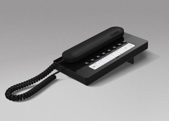Siedle BTC 850-02 SH/S Haustelefon Comfort, schwarz glänz.