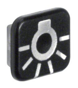 Berker 18223501 Linse mit Aufdruck Symbol Licht, W.1, 10er-Set