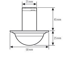 Esylux EP10426018 MD-C360i/12 mini Einbau-Bewegungsmelder, IP65