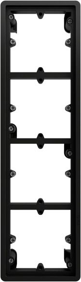 Gira 377100 Geräteträger 4-fach für Unterputz-Einbaudosen für den flachen Einbau, System 70