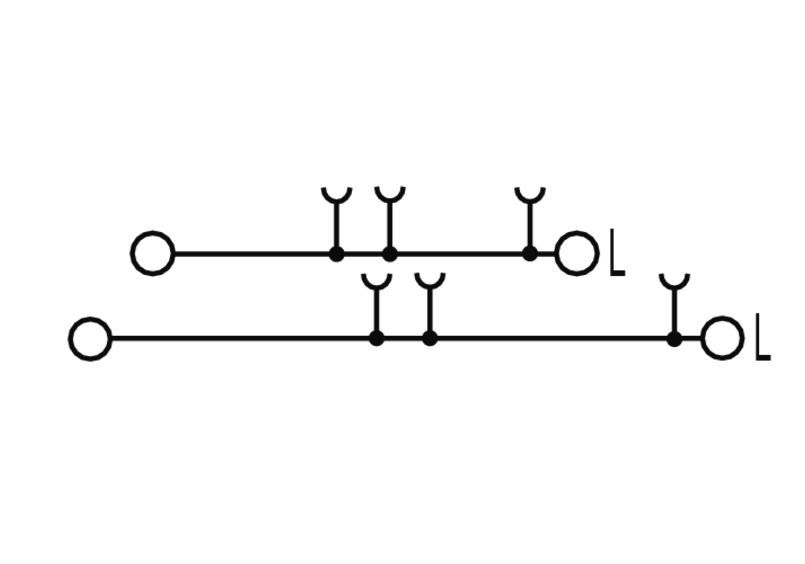 Weidmüller 2668900000 AITB 2.5 BB L-L Installationsklemme
