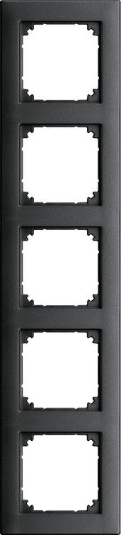 Merten 486514 Rahmen 5-fach, M-PLAN, anthrazit