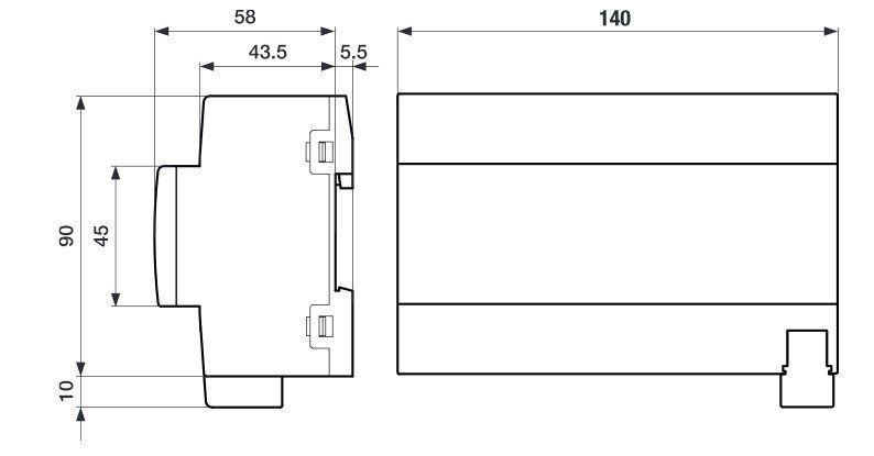 ABB SAH/S16.10.7.1 Schalt-/Jalousieaktor, 16-fach, 10 A, REG