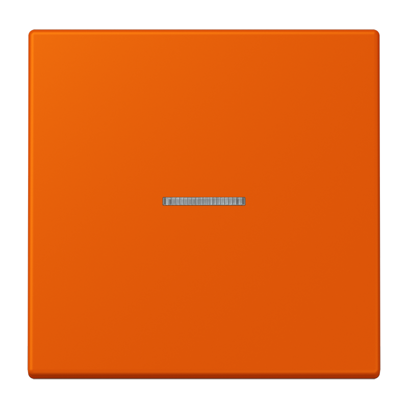 Jung LC990KO5260 Wippe 1-fach, mit Lichtleiter, Les Couleurs® 4320S, orange vif