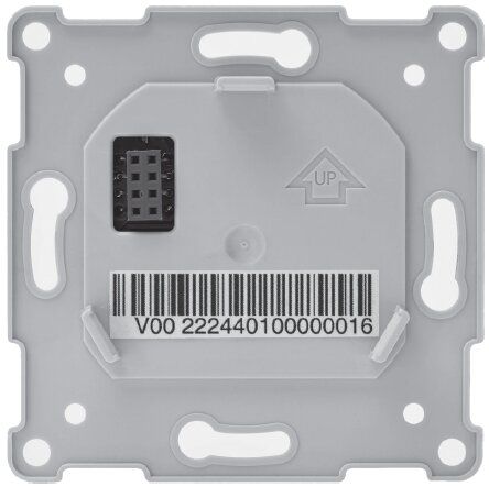 Devi 140F1064 DEVIreg™ Touch Thermostat mit Bodenfühler, mit Rahmen, reinweiß