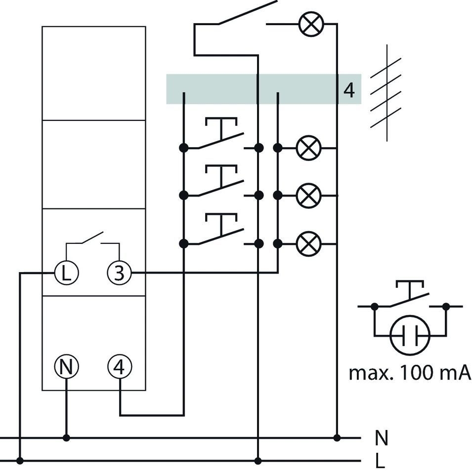 Theben 0060003 ELPA 6 plus Treppenlicht-Zeitschalter elektronisch, TLZ, mehrere Ausschaltvorwarnungen, Multifunktion (10), sofort nachschaltbar, Dauerlicht, 600 W LED, Langzeit, vorzeitig abschaltbar