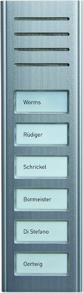 TCS ASX13006-0010 Außenstation für Sprechanlage Aufputz für 6 WE
