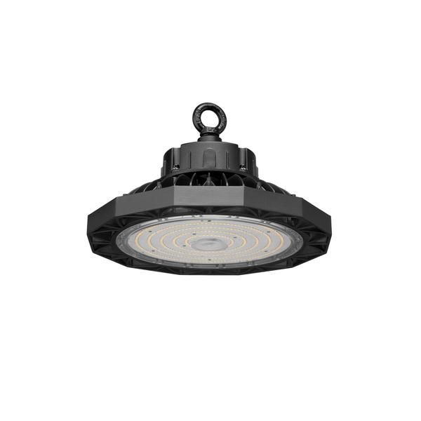 Brumberg 78311084 LED-Hallentiefstrahler, rund, 120 W, 18.000 lm, 4000 K, DALI-2 dimmbar, schwarz