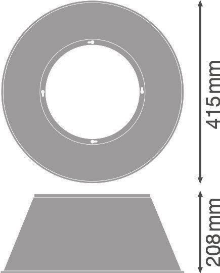Ledvance HIGH BAY REFLECTOR GEN 3 Reflektor 93 W