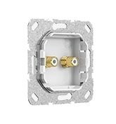 Gira 567303 Cinch Audio und HDMI Kupplung, Einsatz reinweiß glänzend