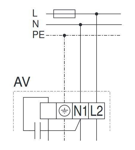 Helios MiniVent AV 100 Aussenwandventilator