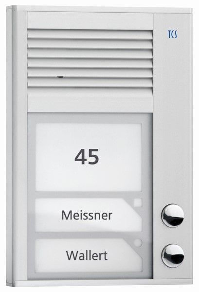 TCS PSC2330-0000 Audio-Außenstation, Serie PAK mit Freisprecher TASTA Audio für 3 WE