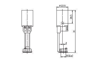 Houben 109813 E14-Kerzenfassung Halterlänge 65mm