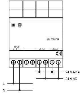 Gira 102400 Spannungsversorgung 24V AC