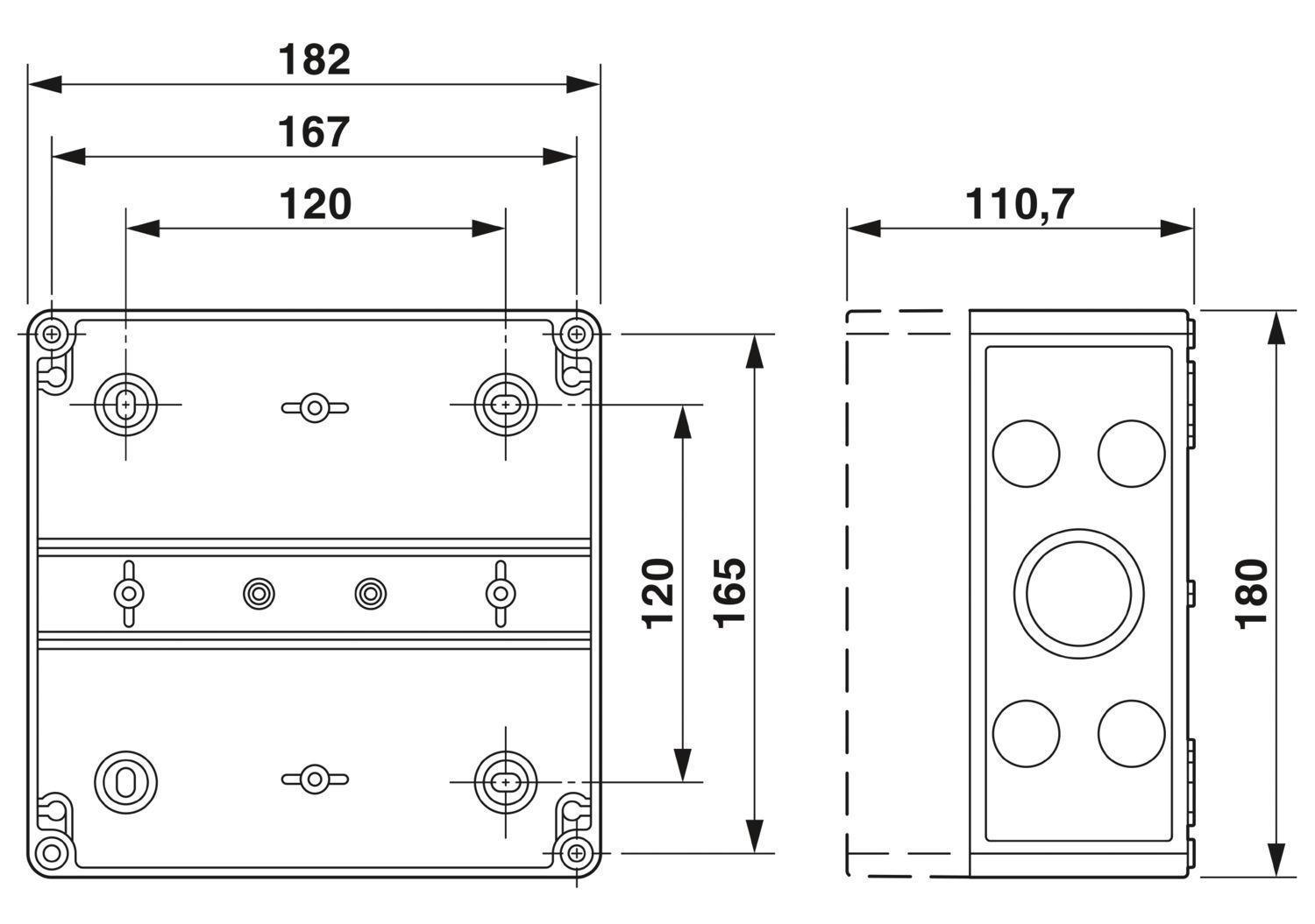 Phoenix Contact SOL-SC-1ST-0-DC-2MPPT-1001 Generatoranschlusskasten, 2 x 1 String, SPD Typ I+II, 1000 V DC