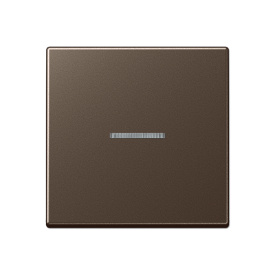 Jung A10911STRFMO KNX RF Taster 1-fach, Duroplast lackiert, Serie A, mokka