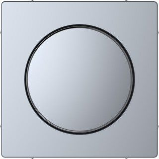 Merten MEG5250-6036 Zentralplatte mit Drehknopf, System Design, Edelstahl