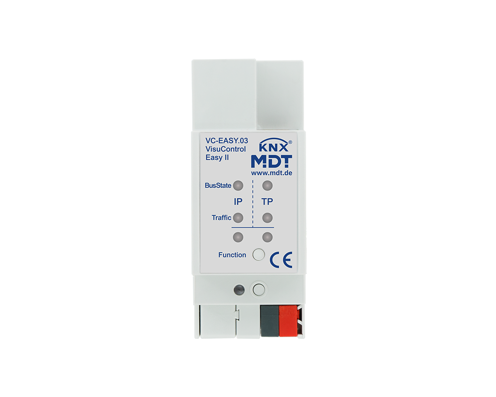 MDT VC-EASY.03 Objektserver VisuControl Easy II, 2TE REG, mit Android oder IOS App