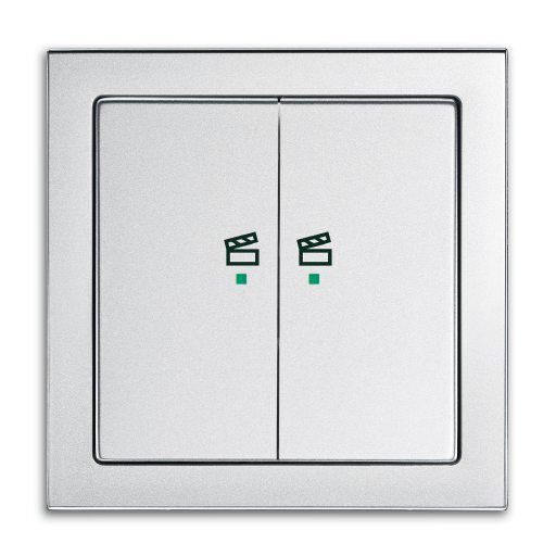 Busch-Jaeger 6233-21-83 Wippe 2-fach links mit Symbol Szene