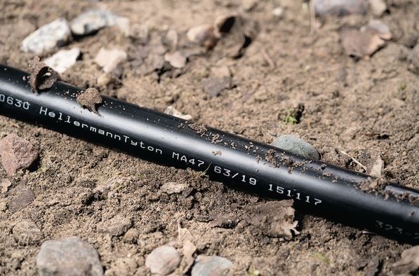 HellermannTyton 323-20190 Warmschrumpfschlauch 19/6mm, 1m
