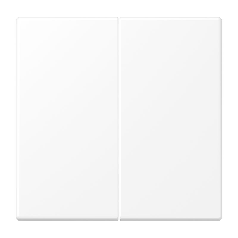 Jung LS102WWM Wippe für Taster 2-fach, Duroplast lackiert, F10, Serie LS, schneeweiß matt