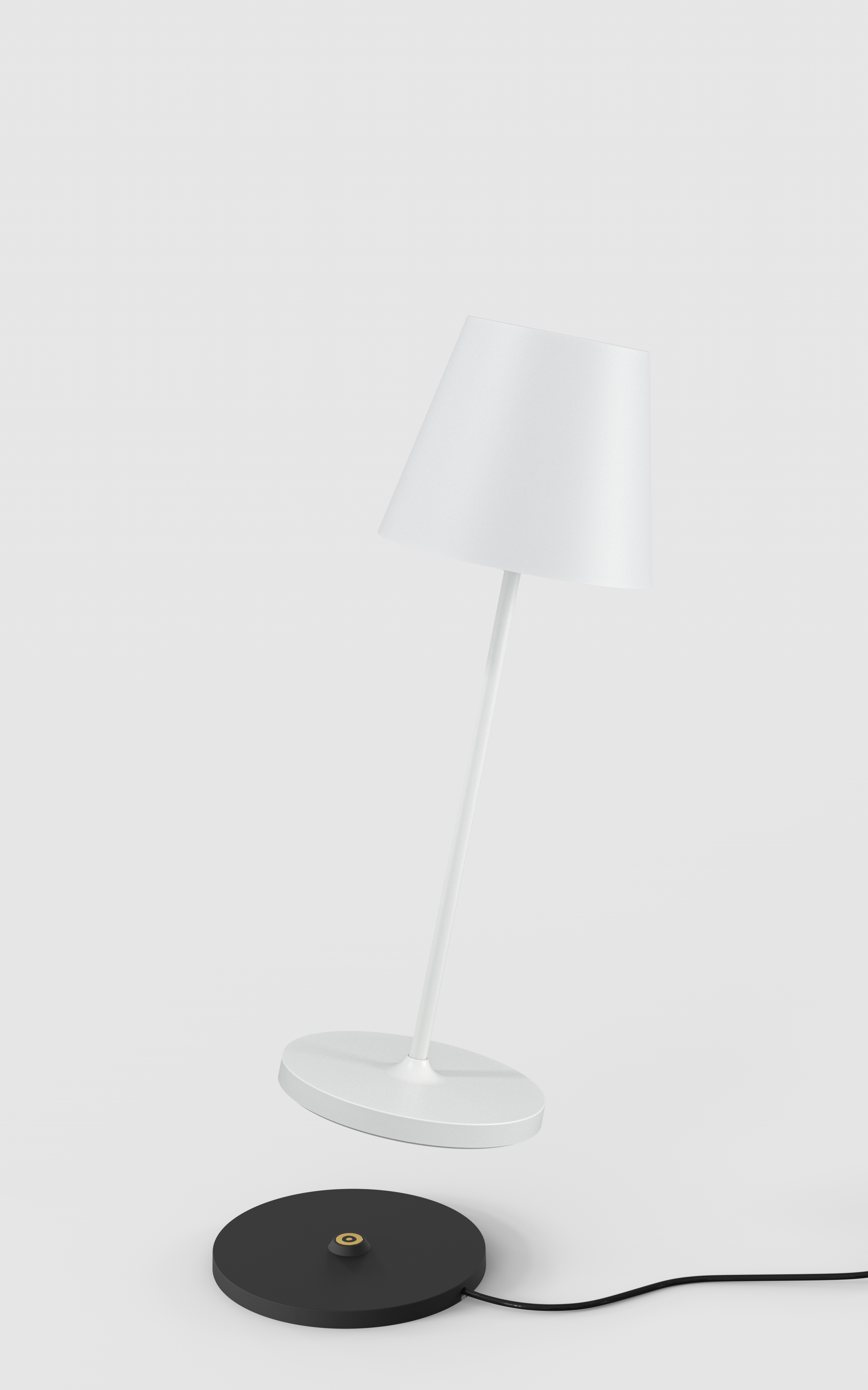 ALED 5702065000005 Einzelladeplatte schwarz für LED-Tischleuchte Calida Nano