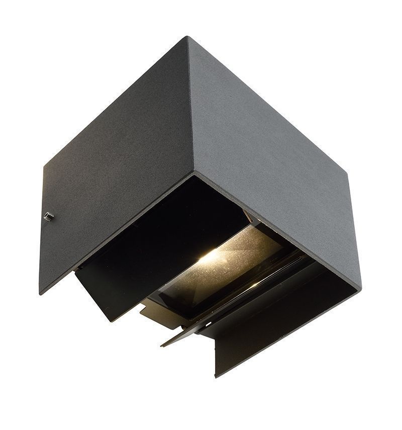 Deko-Light 731100 Wandaufbauleuchte, Arcturus II, 220-240V AC/50-60 Hz, 6 W, graphitgrau