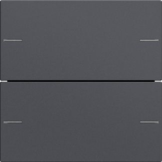 Gira 575228 Wippenset 2-fach für Tastsensor 4.55, Anthrazit
