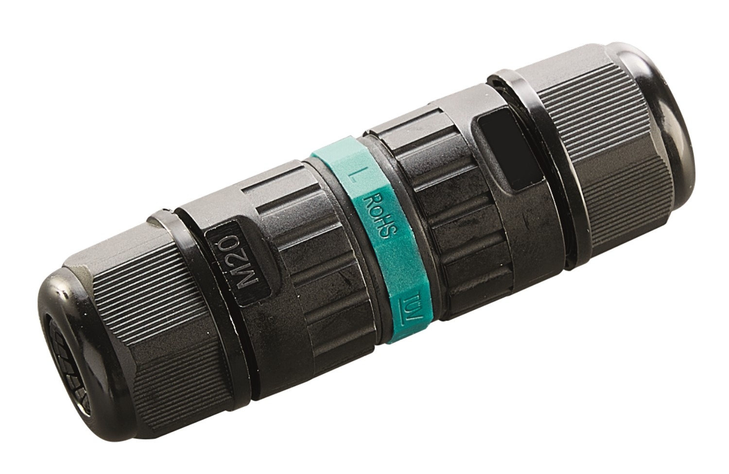 Heitronic 501325 Kabelverbinder 3-pol, Ø 9-12 mm, IP68, schraubenlos, für den Außenbereich, für massive oder feindrähtige Leiter