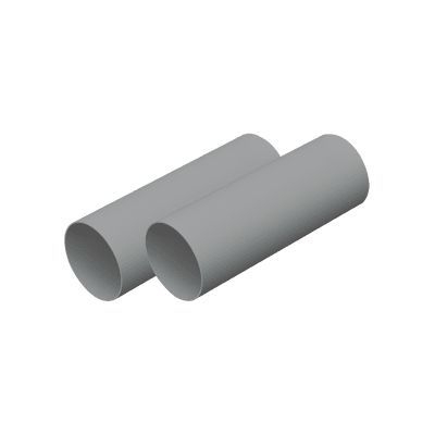 Helios KWL 70 WH Wandeinbauhülsen Set, DN 110, 500 mm, 2 Stück