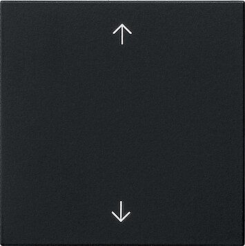 Gira 5361005 S3000 Bedienaufsatz Pfeile, System 55, schwarz matt