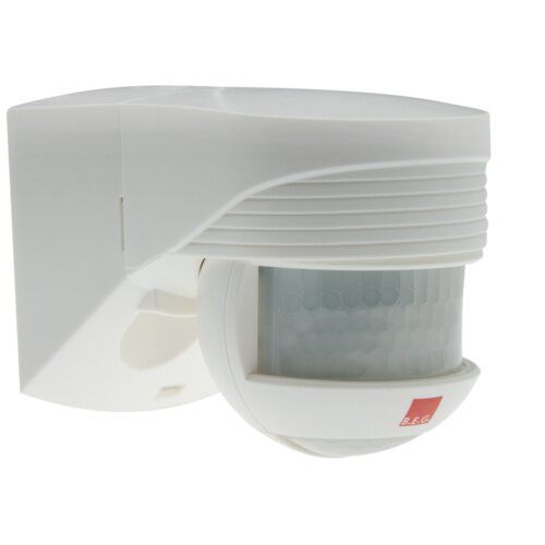 B.E.G. 91002 LC-Click-N 200 Bewegungsmelder 200° Wandmontage, IP54, 12m, weiß matt