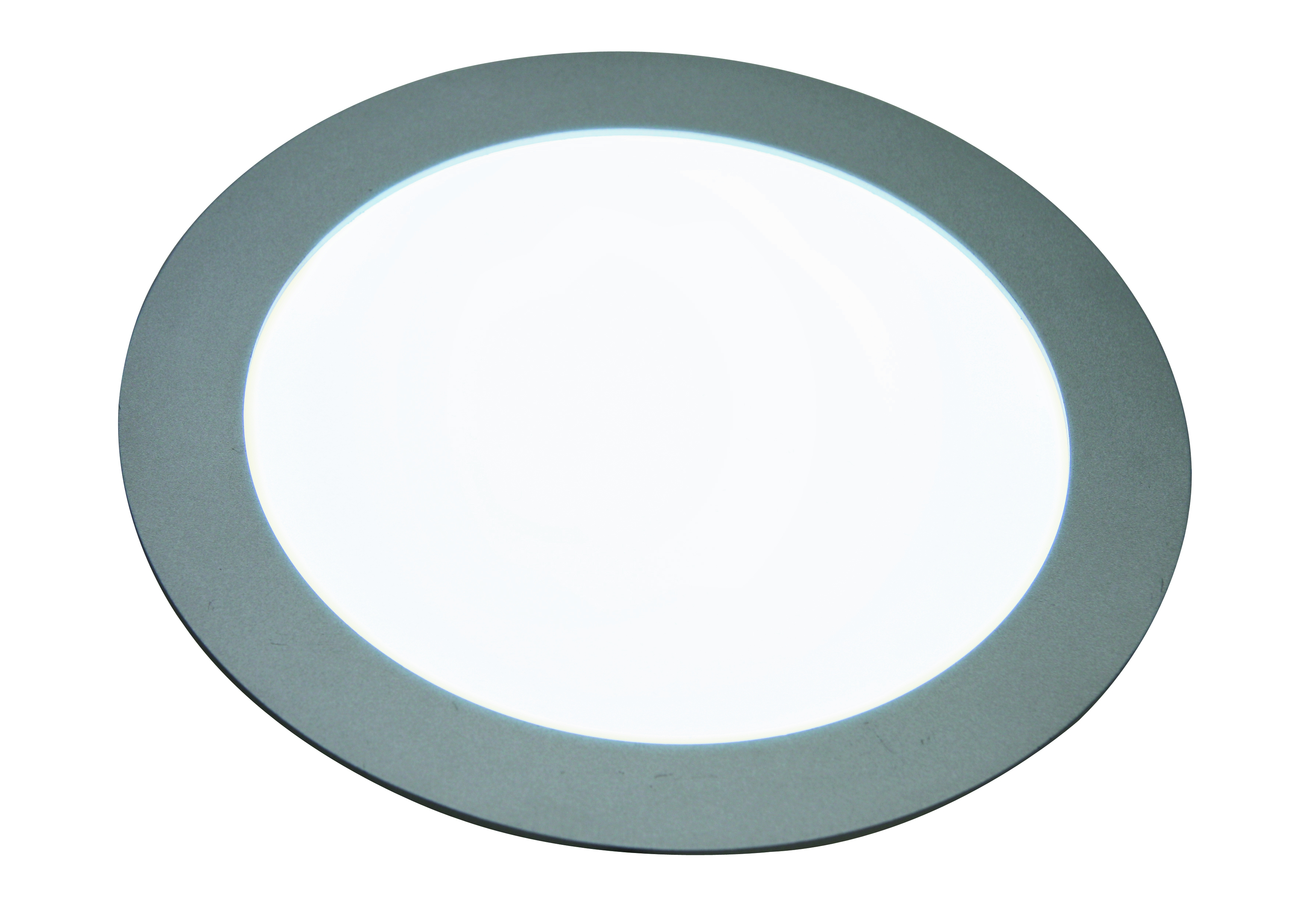 Heitronic 27639 LED Panel TOULOUSE rund, 7 W, 5500 K, IP44, Ø145x22 mm, dimmbar