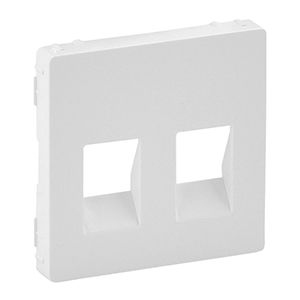 Legrand 755370 Abdeckung für Lautsprecherdose mit Federklemmen 2-fach