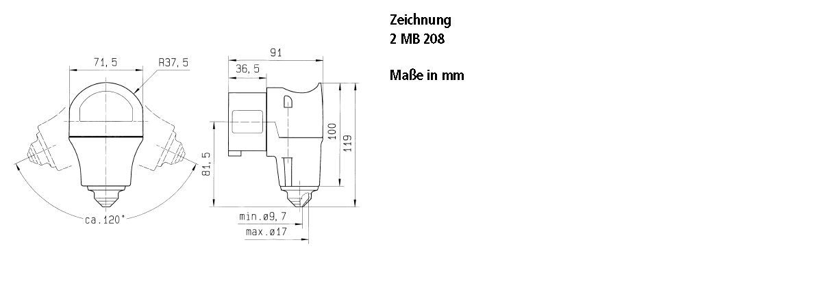 Mennekes 3980 Stecker PowerTOP 16A, 5p, 6h, 400V, IP44
