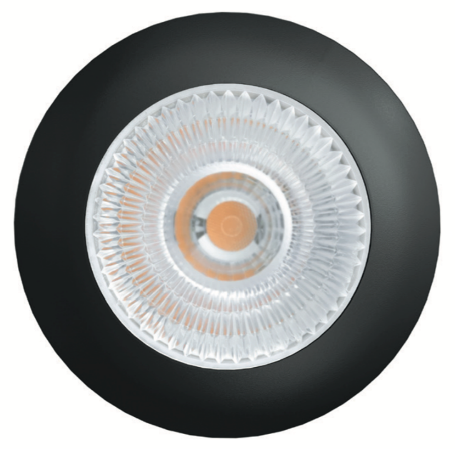 ALED 5703060000151 LED Downlight EVO1-12V 2,8W 260lm 2700K 60° CRI97 IP54 schwarz Ausschnitt 55-62mm