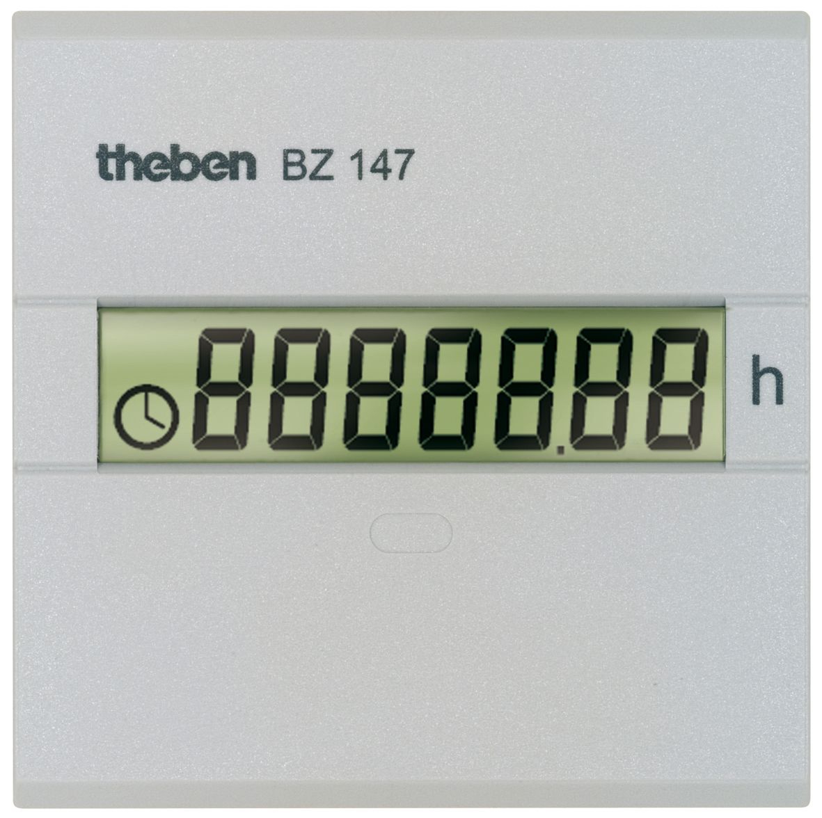 Theben 1470000 BZ 147 Digital-Betriebsstundenzähler, 48x48mm Frontplatte