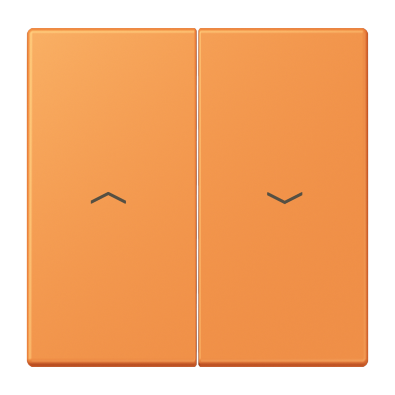 Jung LC995P225 Wippe 2-fach, mit Pfeilsymbolen, Les Couleurs® 32081, orange clair