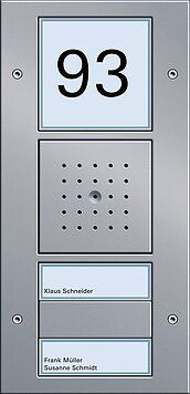 Gira 125567 Ruftastenabdeckung für Ruftaste Ruftaster 3-fach, Gira TX_44, anthrazit