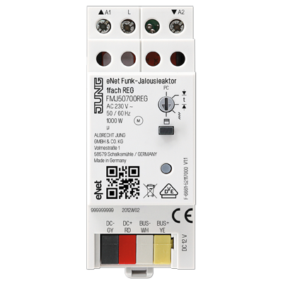 Jung FMJ50700REG eNet Funk-Jalousieaktor 1-fach REG