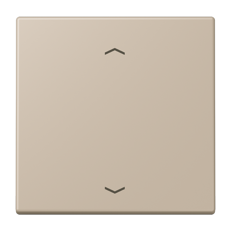 Jung LC990P243 Wippe 1-fach, mit Pfeilsymbolen, Les Couleurs® 32142, ombre naturelle claire
