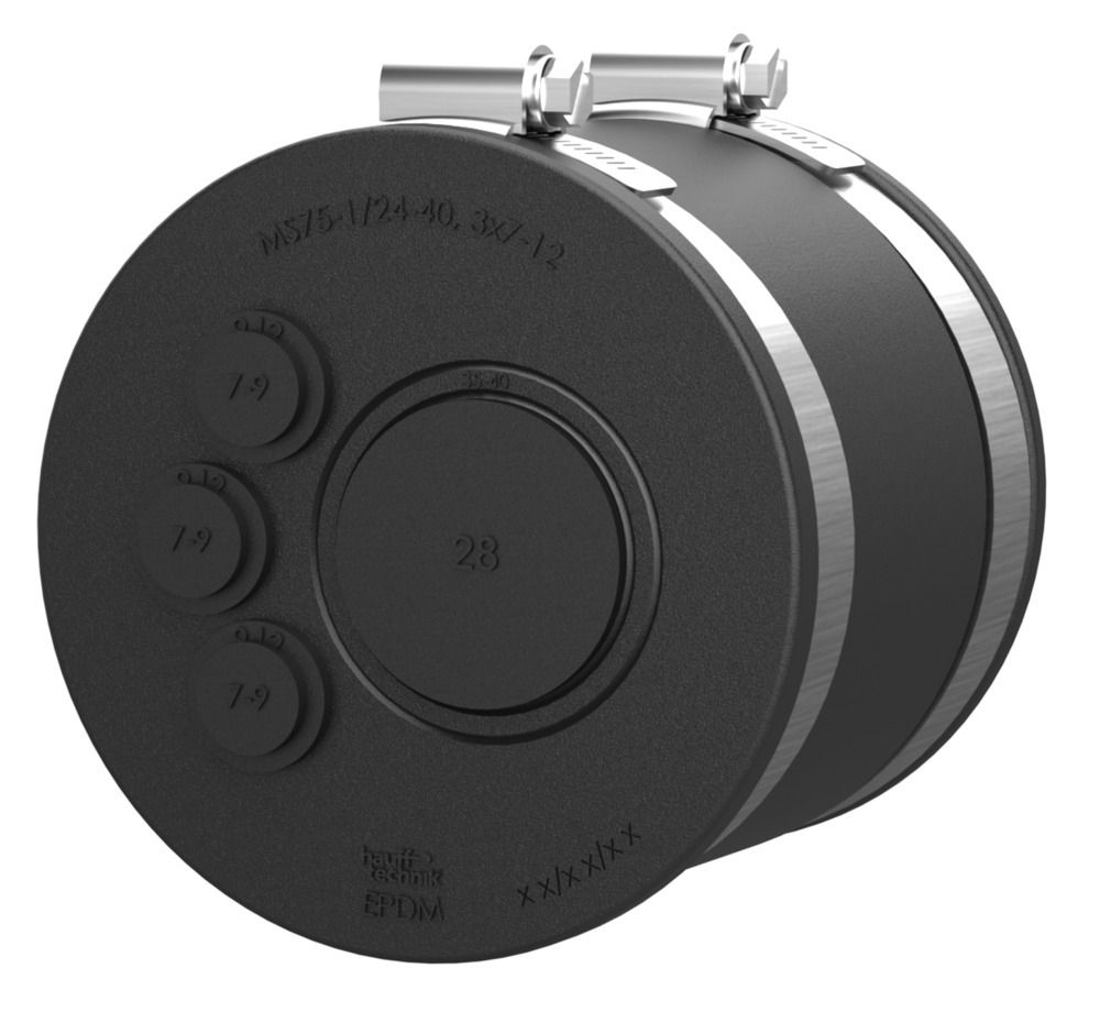 Hauff 3030403632 Manschettenstopfen für Wasser, Elektro und Kommunikation ETGAR MS75 EW 1x24-40+3x7-12