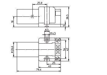 Houben 101910 E14-Notlicht-Fassung