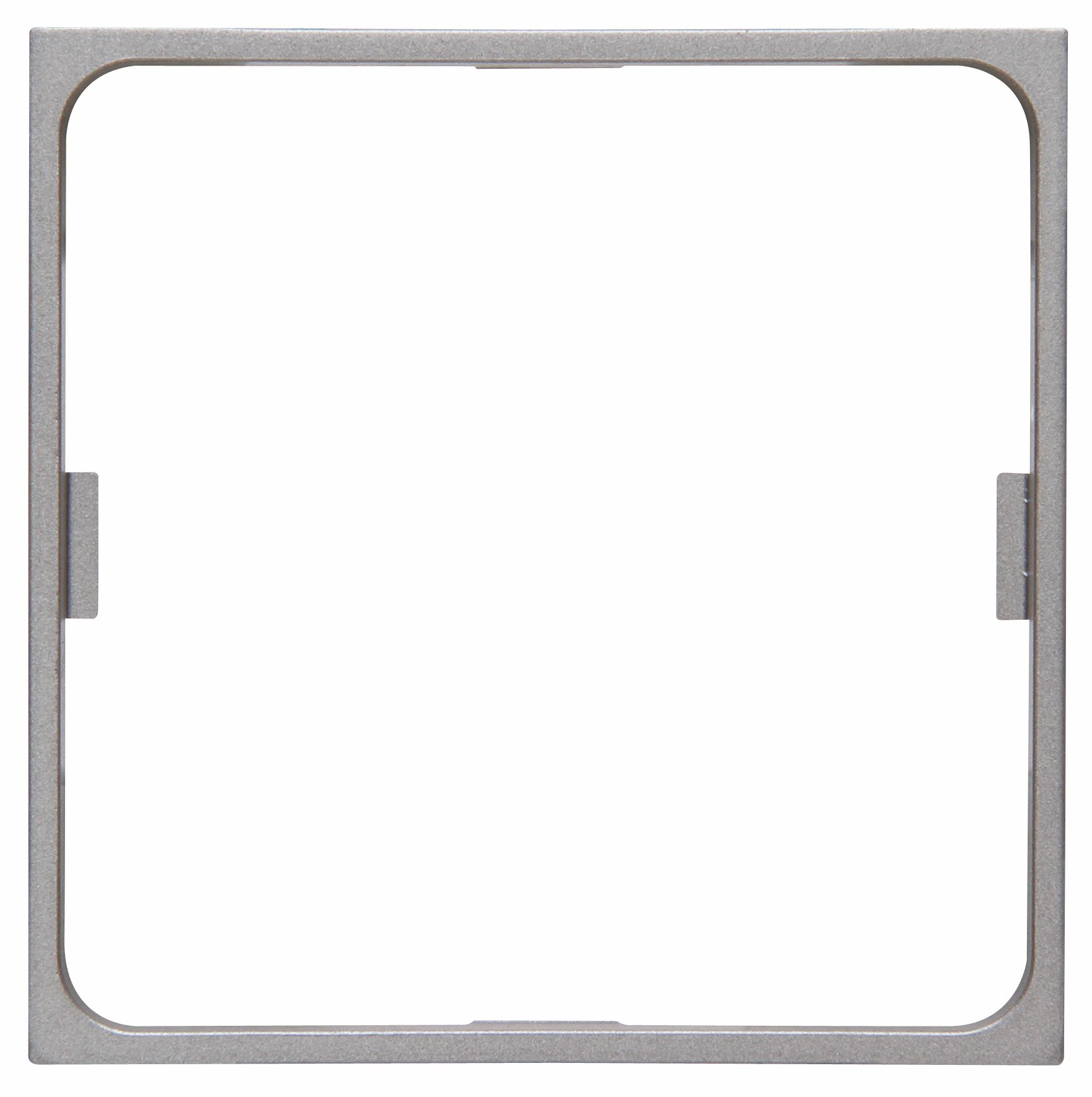 Kopp 405647000 HK07 - Zwischenrahmen für 50x50 DIN Geräte, Farbe: stahl