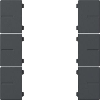 Gira 501928 Wippenset 3-fach Tastsensor 4.55 Plus, anthrazit