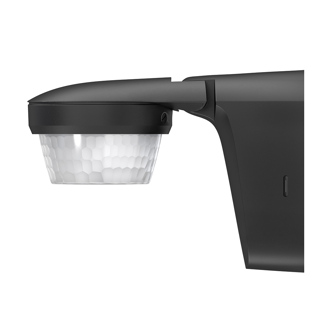 Theben 1010511 theLuxa S360 BK Bewegungsmelder 360° für Wandmontage, IP55, schwarz