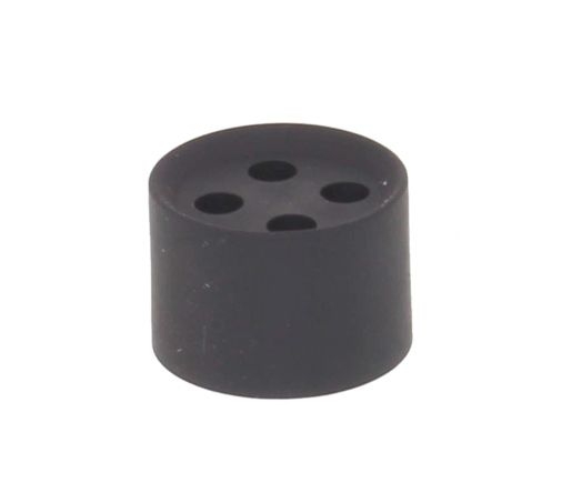 WISKA 10109239 Mehrfachdichtung 16/04/025, IP66, 1 bis 2,5 mm, schwarz
